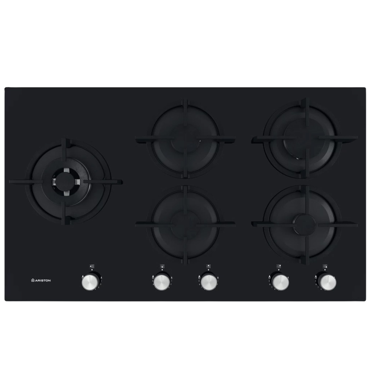 ARISTON BUILT IN HOB 5 BURNER BLACK GLASS